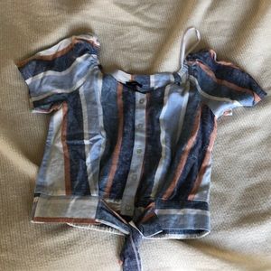 Striped women’s small top